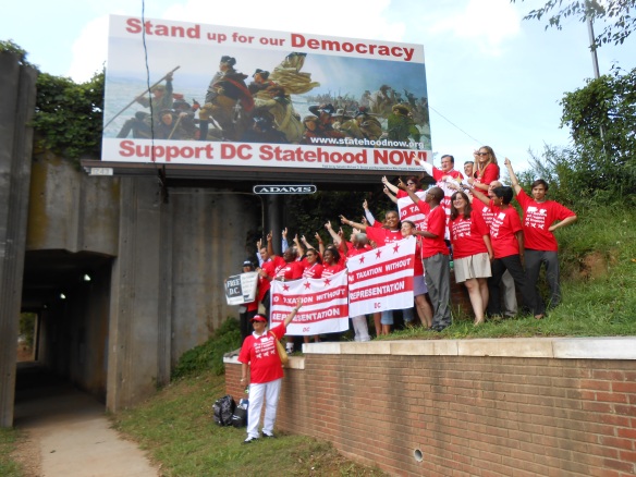 DC for Democracy's billboard